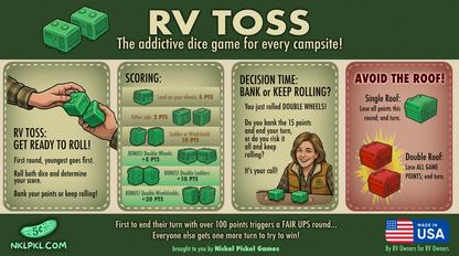 RV Toss — The Road‑Trip Dice Game
